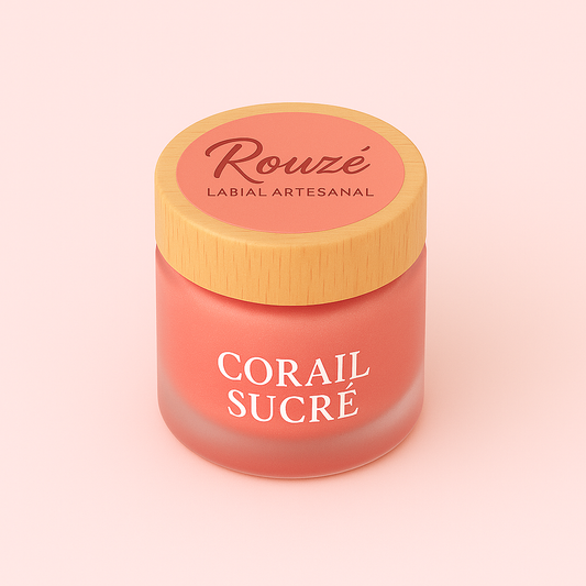 ROUZÉ – Corail Sucré Bálsamo labial afrutado con aroma natural de frambuesa